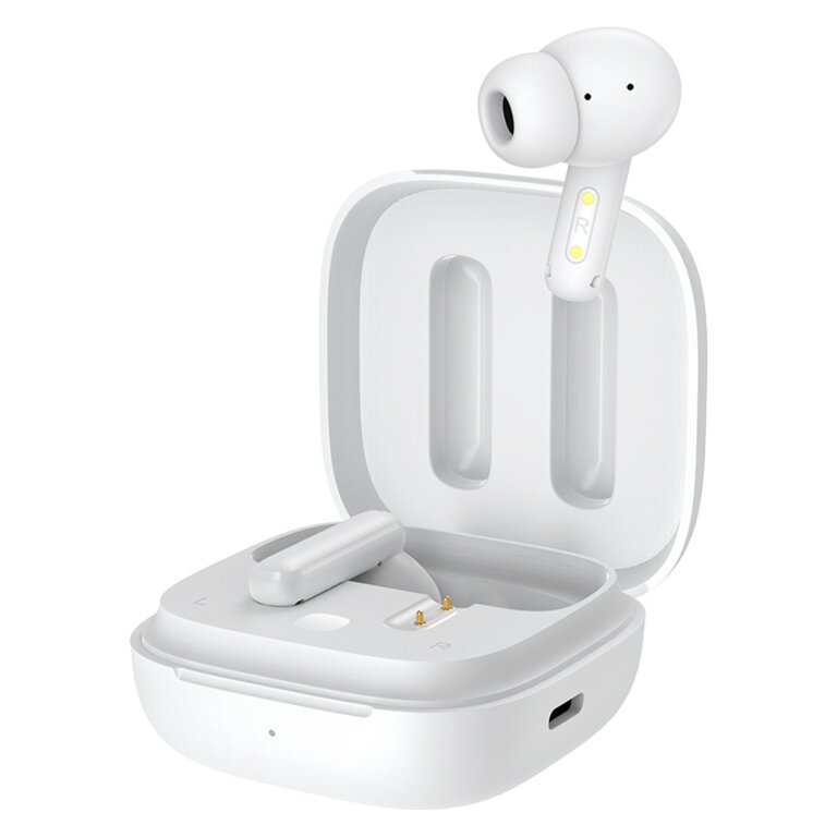 Słuchawki bezprzewodowe dokanałowe T13 ANC IPX5 Bluetooth - białe