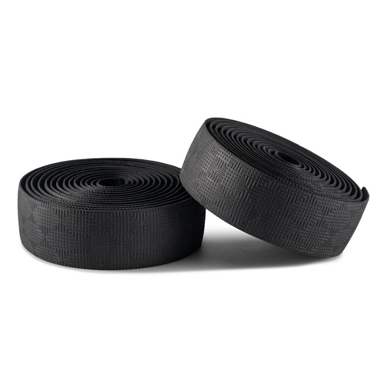 Owijka na kierownicę rowerową z pianki EVA wzór Hot pressed - czarna