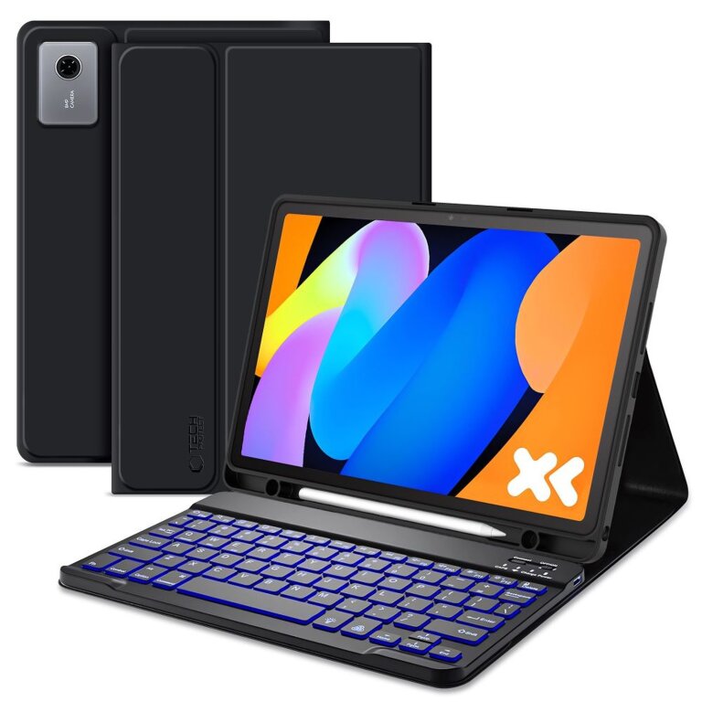 Etui z klawiaturą na Lenovo Idea Tab 11.0 TB-336 - czarne