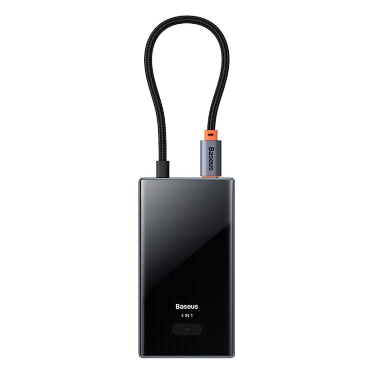 Hub Rozdzielacz USB-C do 4x USB-A - szary