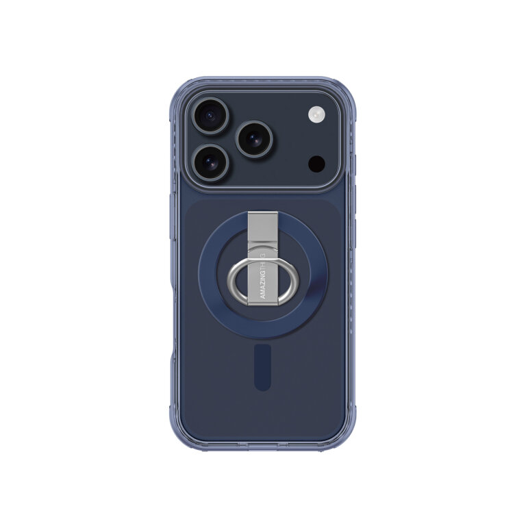 Etui case na iPhone 17 Pro Max Titan Pro Grip Ring Set MagSafe - niebieskie