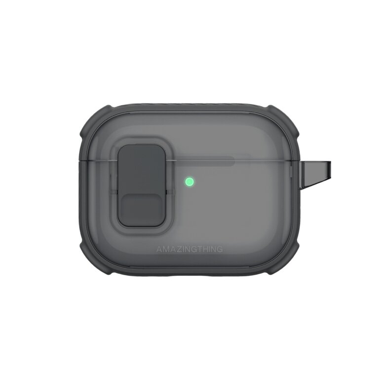 Etui do słuchawek AirPods Pro 3 Titan Pro Mag Case Clear - czarne