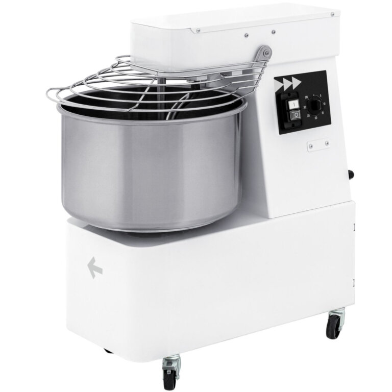 Miesiarka spiralna ze stałą dzieżą 2 prędkości 128 kg/h 48 l 400 V 2200 W